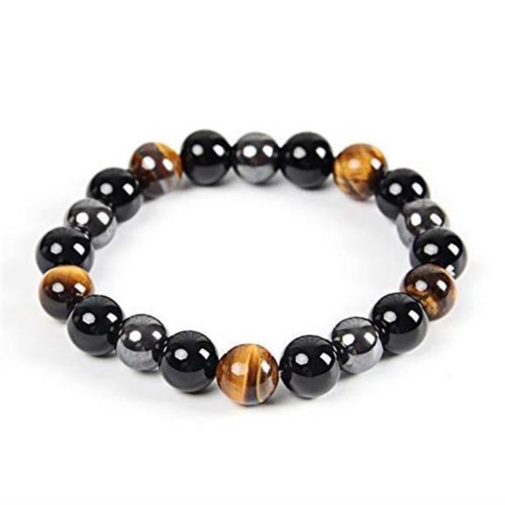 Triple Protection Bracelet -Bring Luck And Prosperity - Stone Bracelet